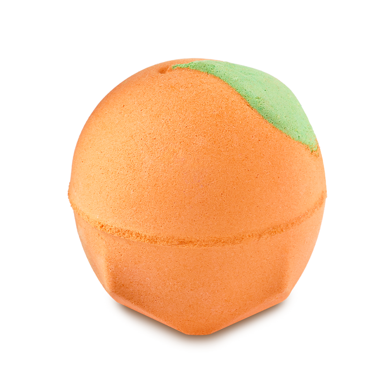 Lush whole fruit bath bomb in uplifting orange scent, UK version