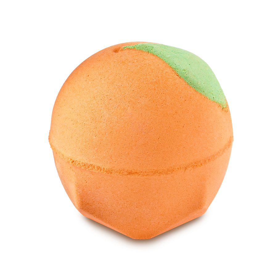 Lush whole fruit bath bomb in uplifting orange scent, UK version