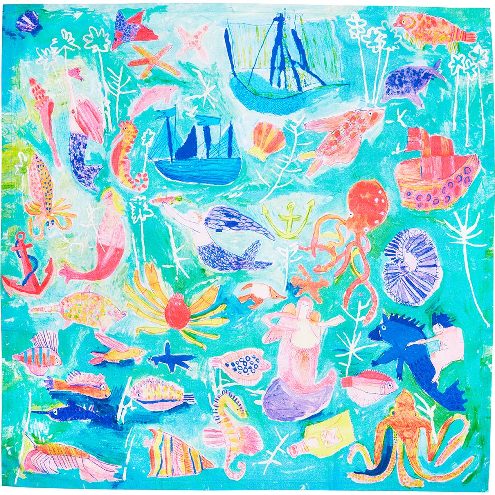 Lush Knot Wrap Happiness Makes a Splash 70cm - British product