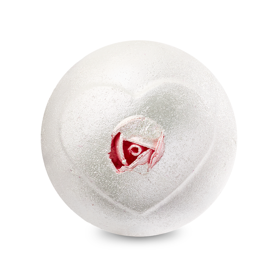 Lush Wedding Bomb bath bomb with rose scent - British product