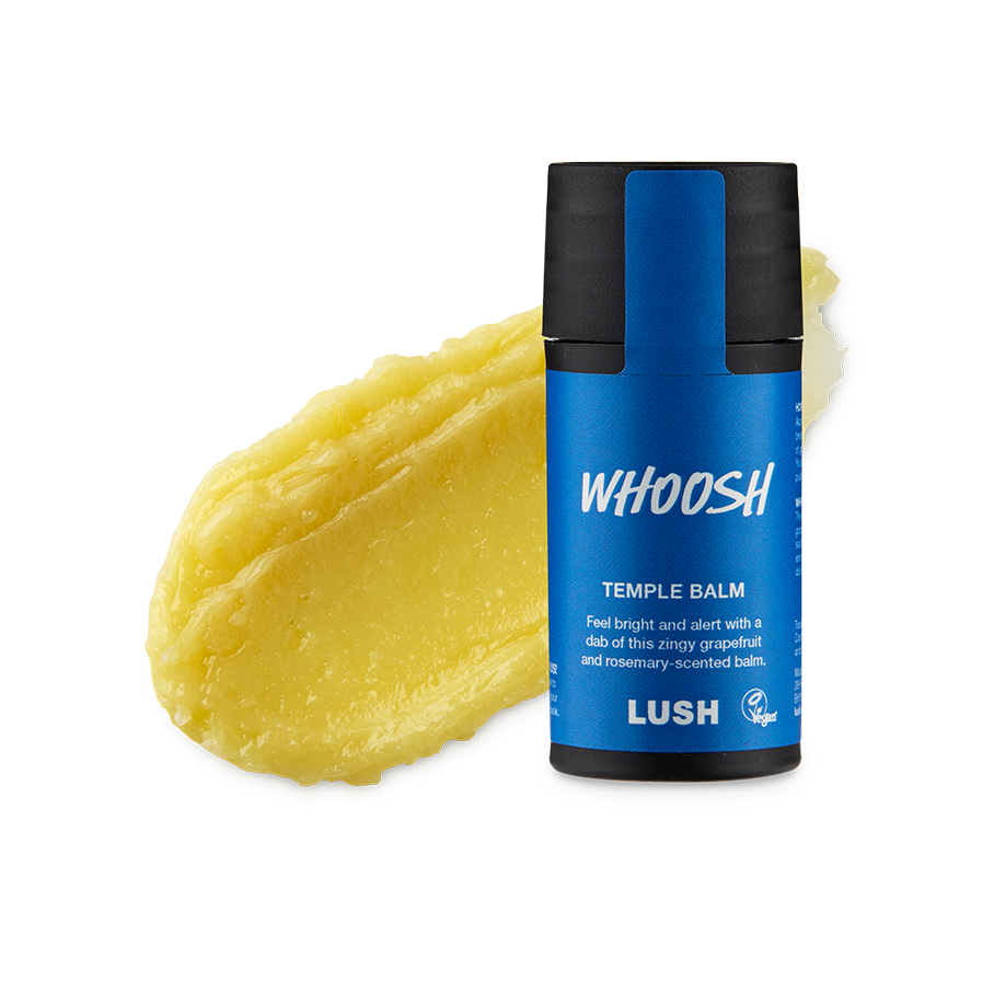 Whoosh temple balm with grapefruit and rosemary oils - British product