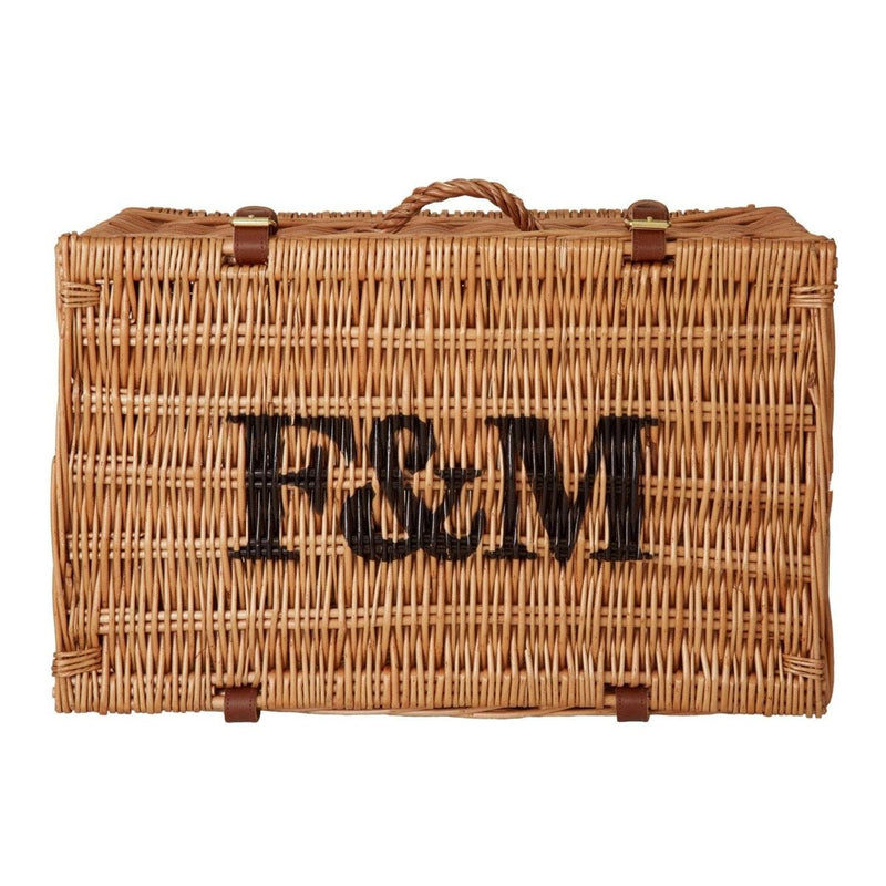 Medium wicker basket 34x52x25cm for 5-8 items - British product