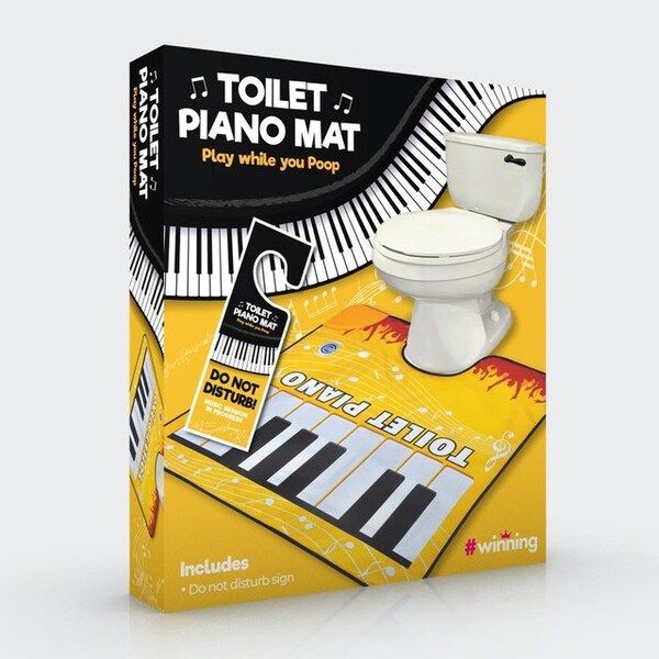 #Winning Toilet Piano Mat