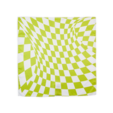 Lush Warped Check knot wrap 50cm x 50cm - British product