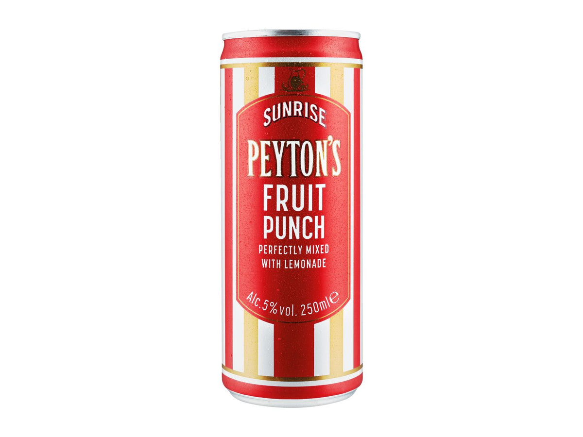 Peyton's fruit punch ready-to-drink can 5% 250ml (British brand)