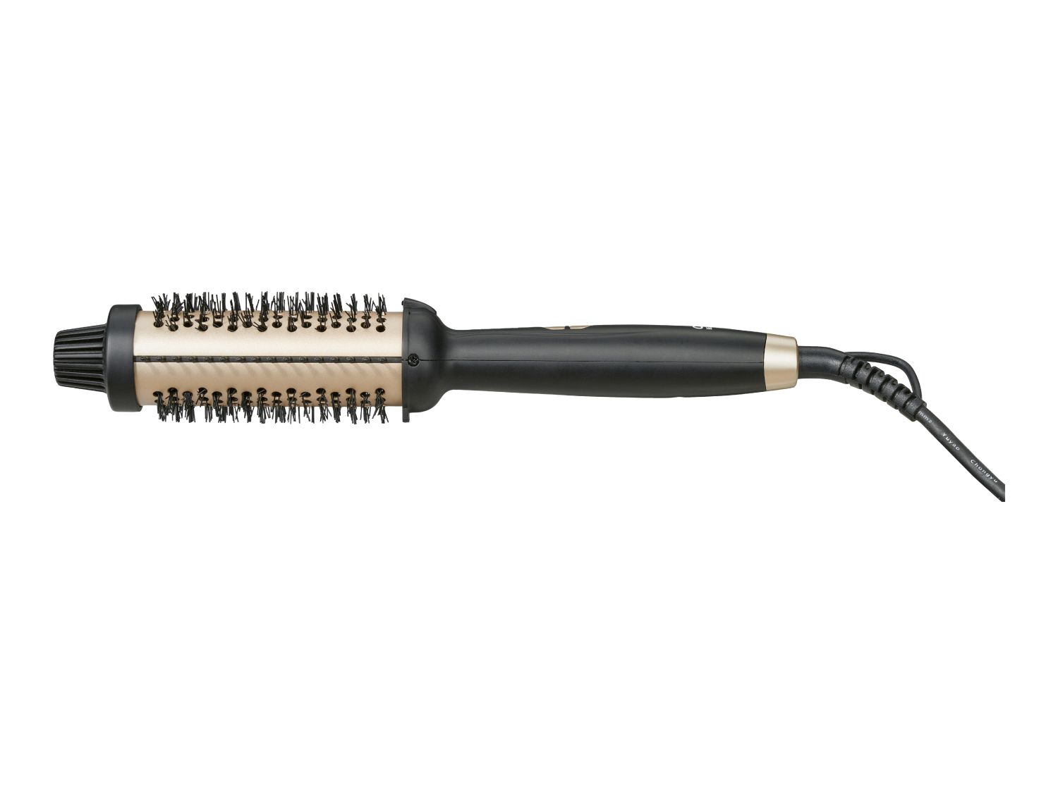 Heated styling brush with three temperature settings - British product