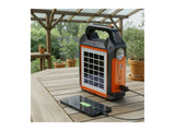 Multifunction solar station with LED light, radio and power bank - British product