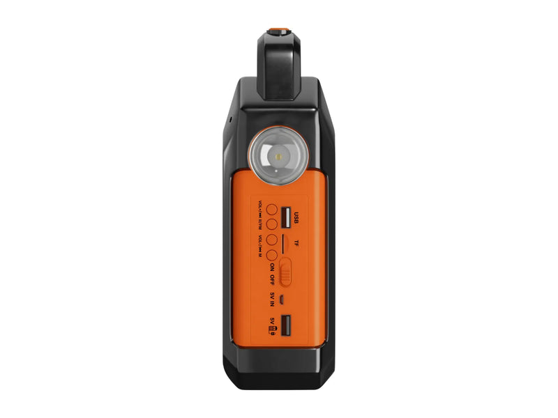 Multifunction solar station with LED light, radio and power bank - British product