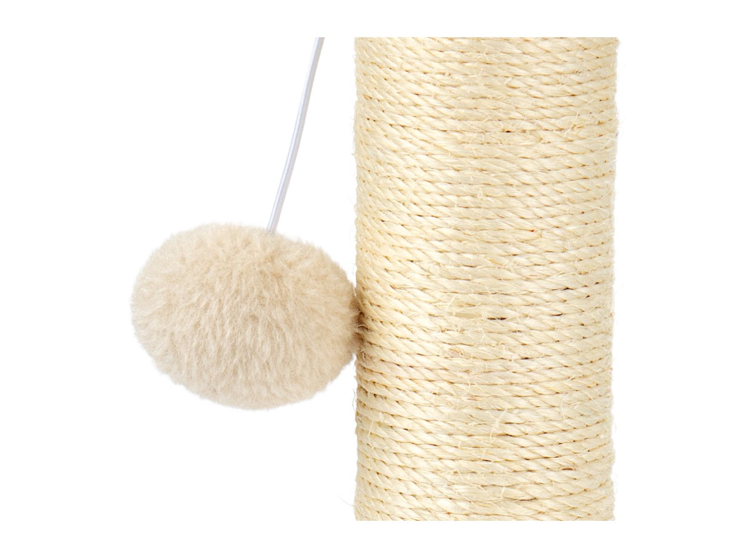 Classic cat scratching post with sisal and play ball, 54cm (British brand)