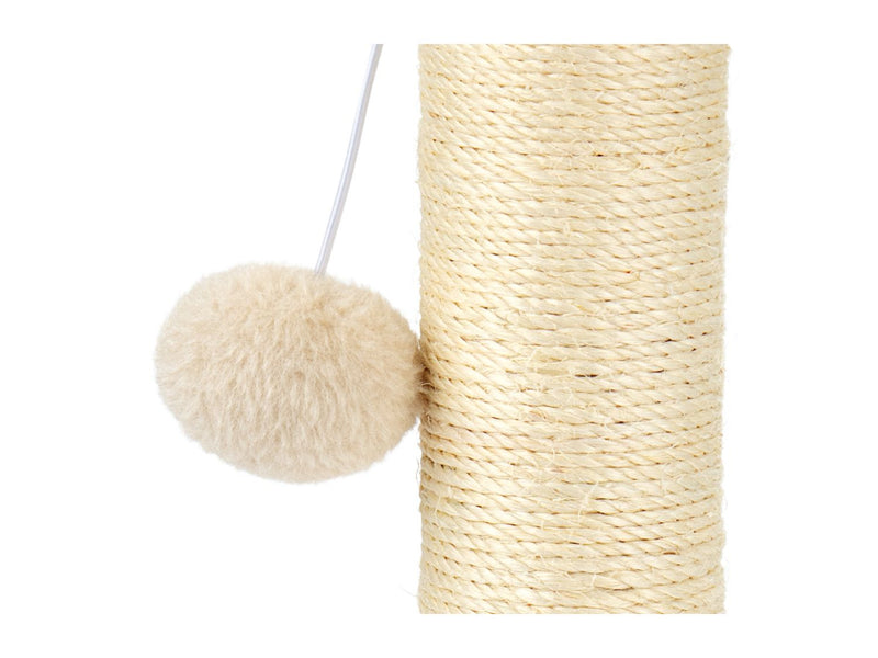 Classic cat scratching post with sisal and play ball, 54cm (British brand)