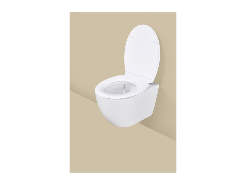 Patterned toilet seat with soft close mechanism (British brand)