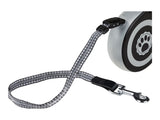 Retractable dog lead with reflective details 5m, UK version