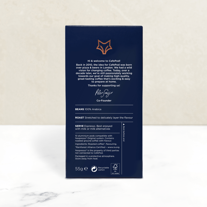 Vanilla coffee beans (British brand)
