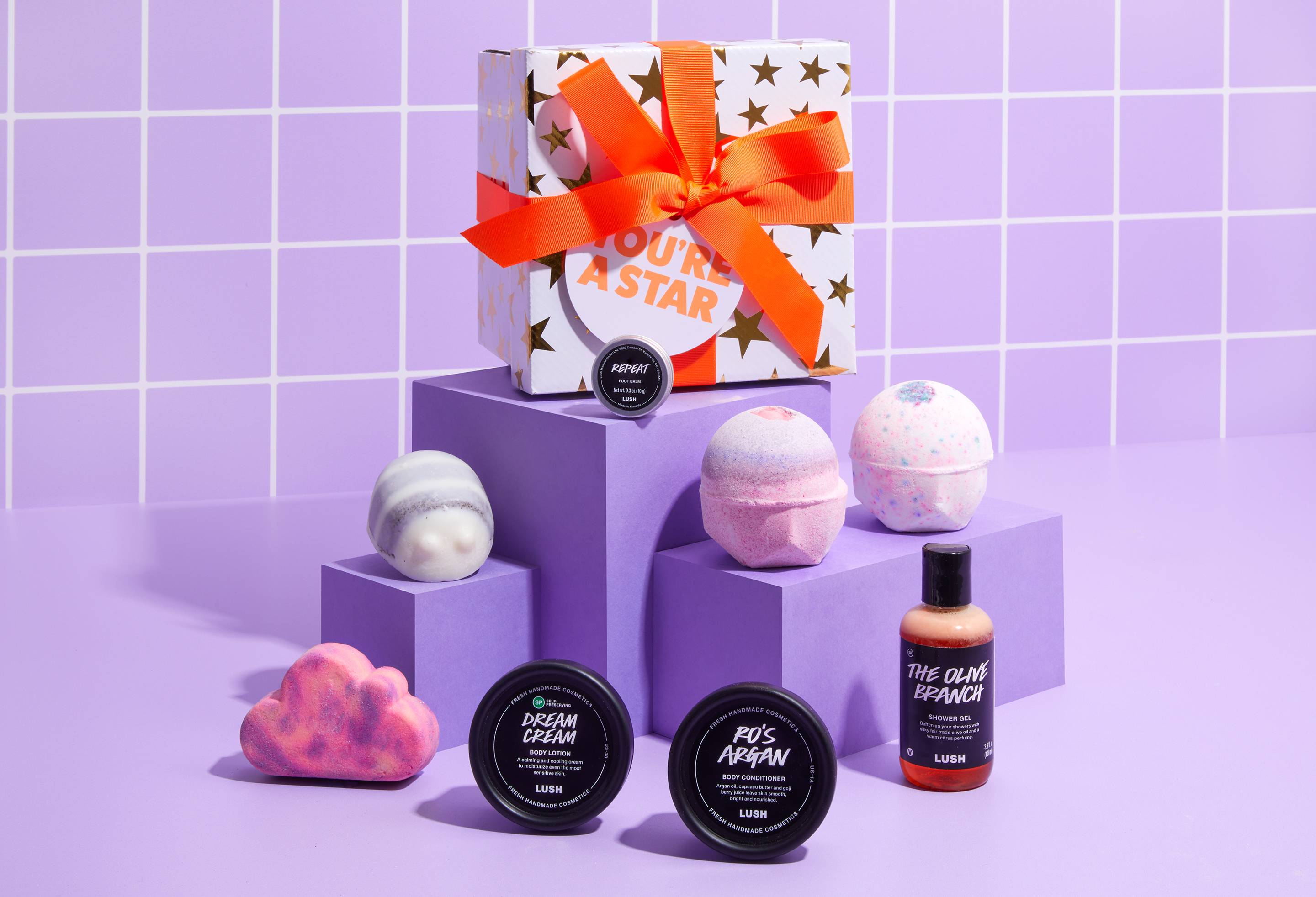 Lush You're a Star bath gift set with eight products (British brand)