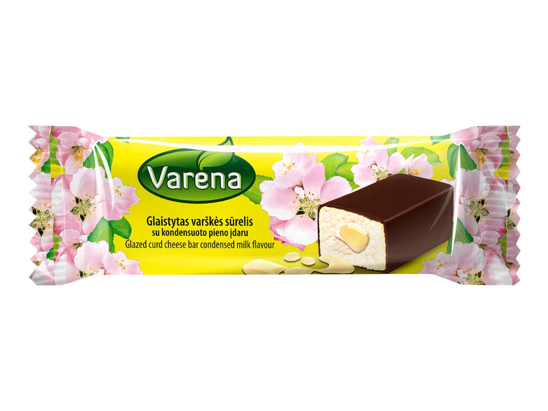 Quark Bars assorted in chocolate and condensed milk - British product