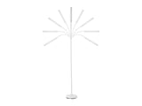 White LED floor lamp with adjustable gooseneck and touch dimmer (British brand)