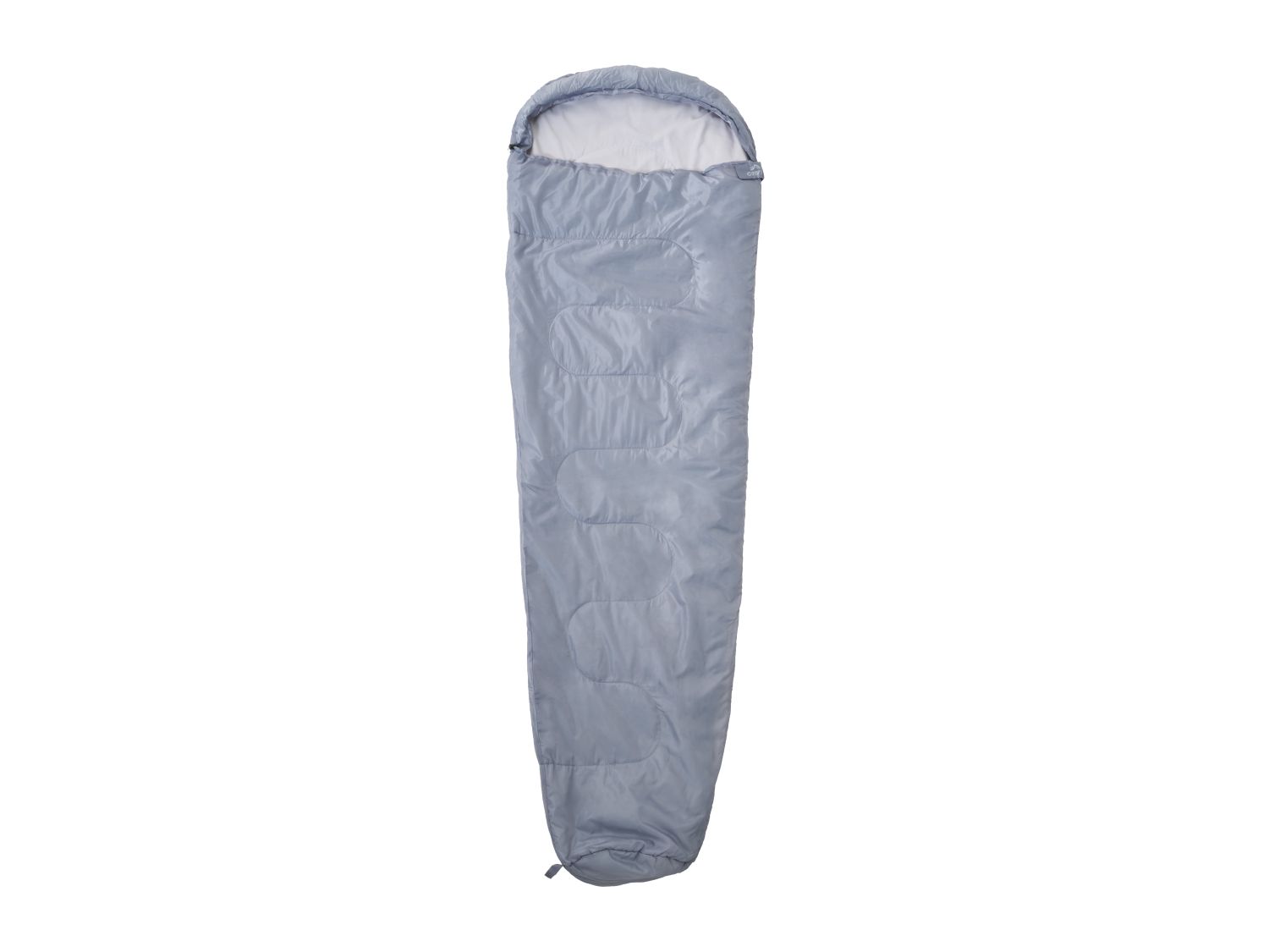 Mummy shape sleeping bag with 2-way zip, imported from the UK