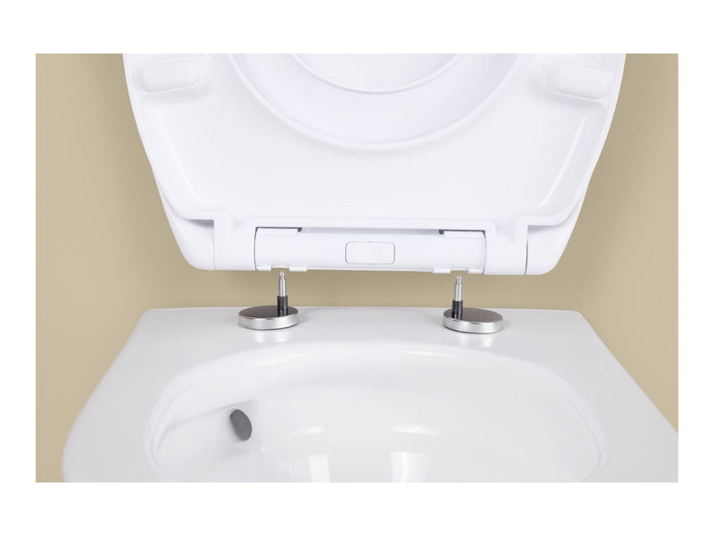 Family toilet seat with soft close and child seat (British brand)