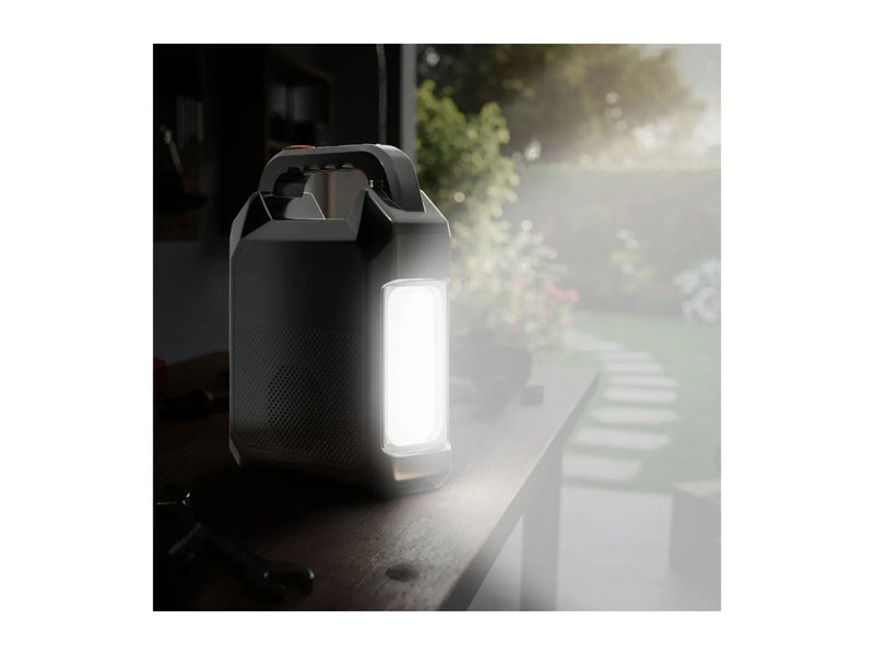 Multifunction solar station with LED light, radio and power bank - British product
