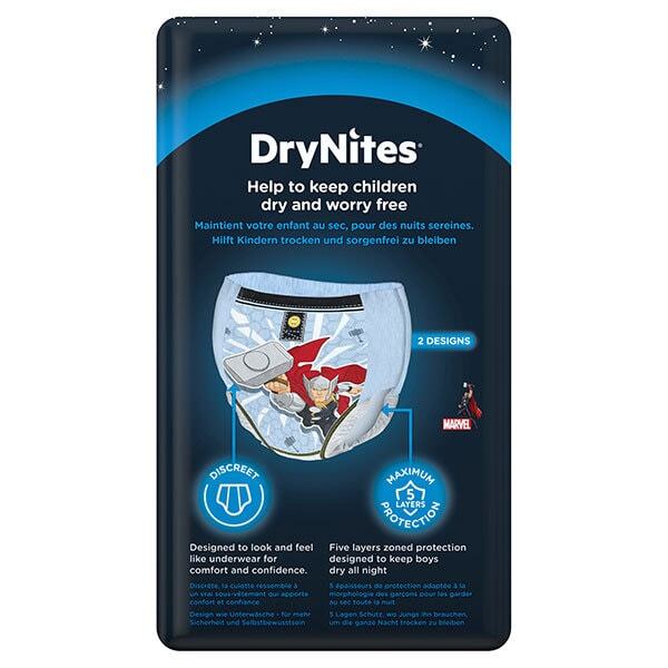 Huggies DryNites 4-7 Years Boy's Pyjama Pants x 10 GOODS Superdrug   