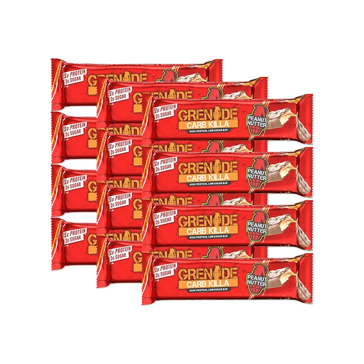 Grenade Carb Killa Bar Peanut Nutter Bar 12 x 60g Protein Bars Holland&Barrett Default Title  