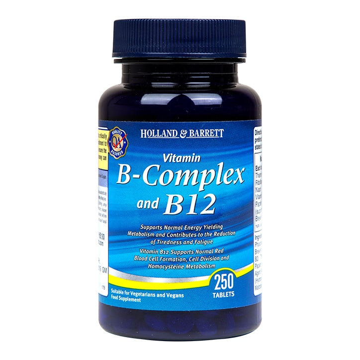 Holland & Barrett B Complex & B12 250 Tablets