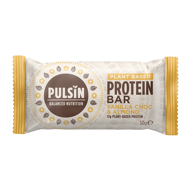 Pulsin Vanilla Choc Chip Protein 50g Protein Bars Holland&Barrett Default Title  