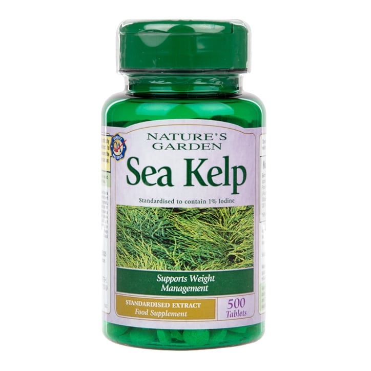 Nature’s Garden Sea Kelp 15mg (Iodine) 500 Tablets Plant Sourced Supplements Holland&Barrett Default Title  