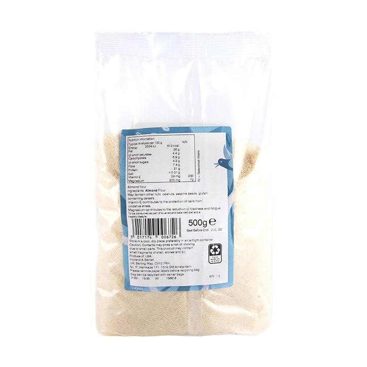 Holland & Barrett Almond Flour 500g Flour Holland&Barrett   