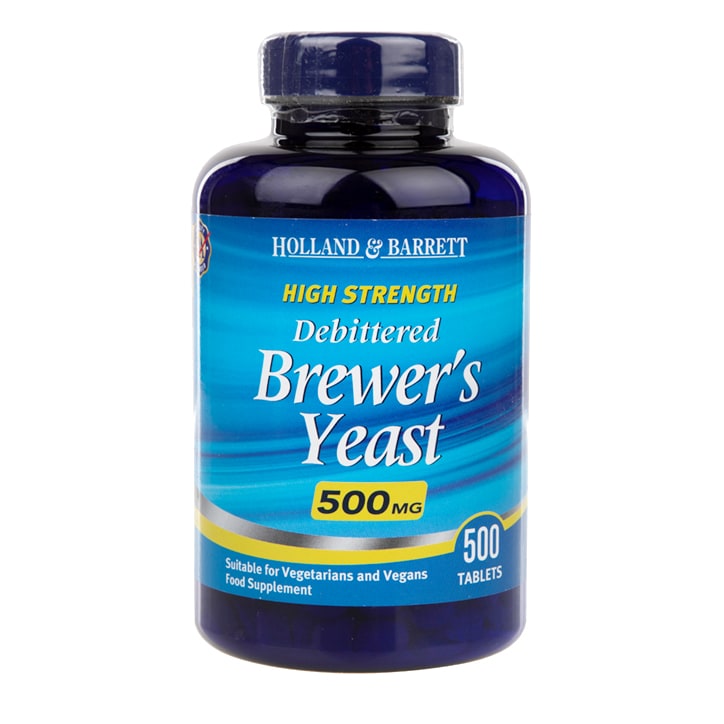 Holland & Barrett Natural Brewers Yeast 500 Tablets 500mg Vitamin B Holland&Barrett Default Title  