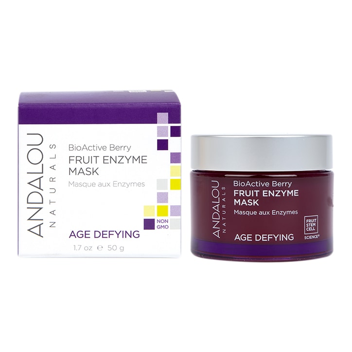 Andalou BioActive & Berry Fruit Enzyme Mask 53ml Natural Face Masks Holland&Barrett Default Title  