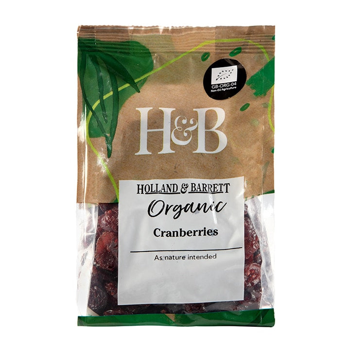 Holland & Barrett Organic Cranberries 225g Dried Fruit Holland&Barrett Default Title  