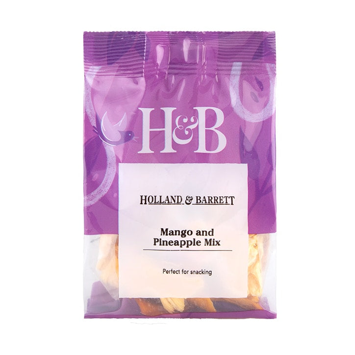 Holland & Barrett Mango & Pineapple Pieces 100g Dried Fruit Holland&Barrett Default Title  