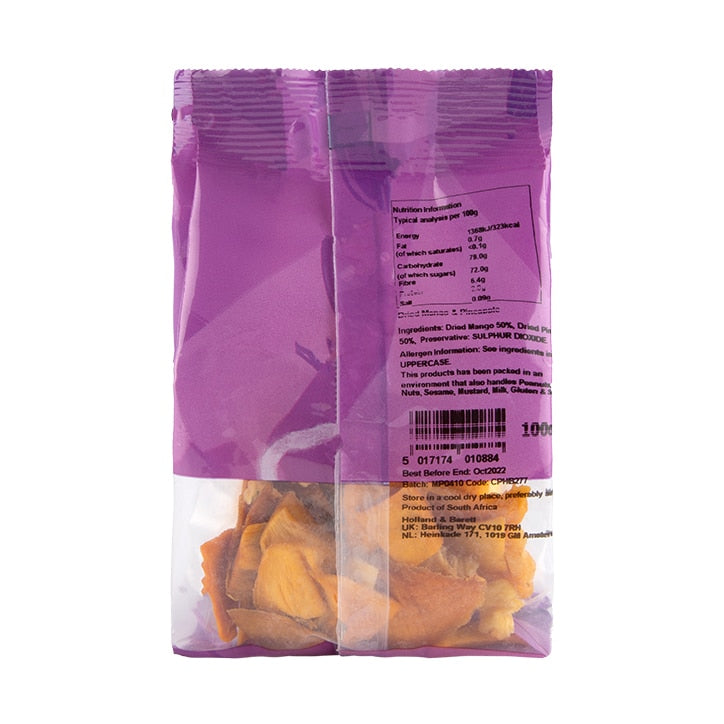 Holland & Barrett Mango & Pineapple Pieces 100g