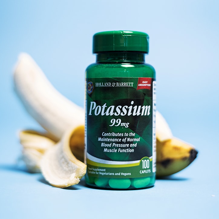 Holland & Barrett Potassium 100 Caplets 99mg