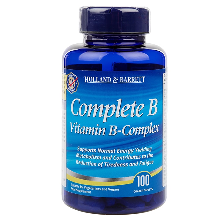 Holland & Barrett Complete B Vitamin B Complex 100 Caplets Vitamin B Holland&Barrett Default Title  