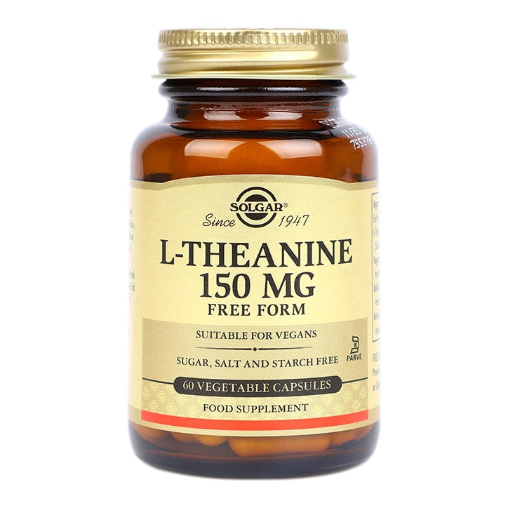 Solgar L-Theanine 150mg Free Form 60 Vegi Capsules