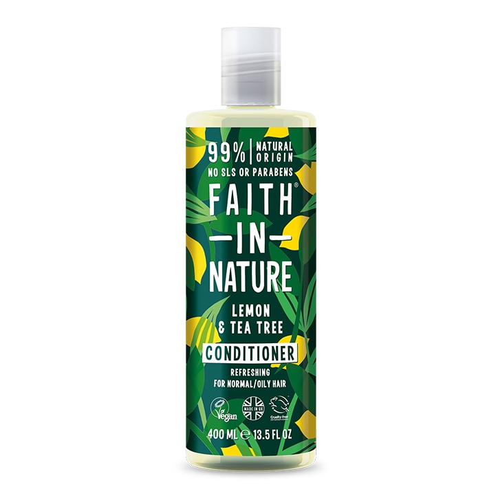 Faith In Nature Lemon & Tea Tree Conditioner 400ml Natural Hair Care Holland&Barrett Default Title  