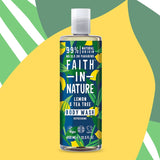 Faith In Nature Lemon & Tea Tree Body Wash 400ml Washing & Bathing Holland&Barrett   