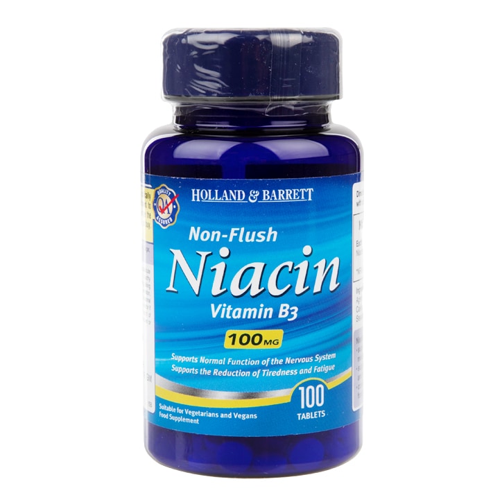 Holland & Barrett Niacin B3 100 Tablets 100mg Vitamin B Holland&Barrett Default Title  