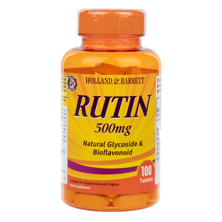 Holland & Barrett Rutin 100 Tablets 500mg Plant Sourced Supplements Holland&Barrett Title  