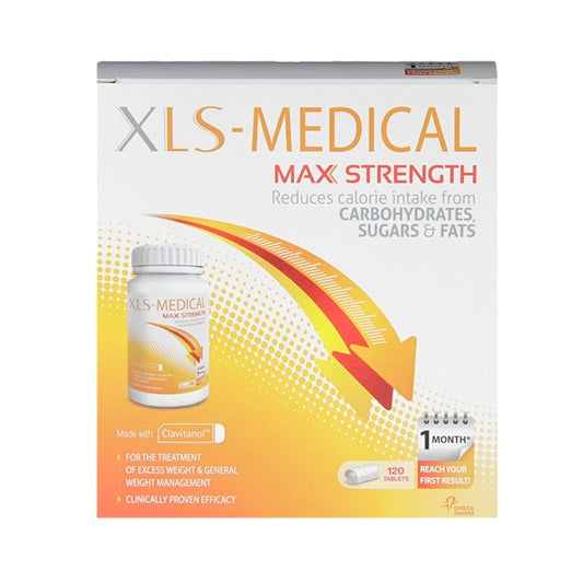 XLS Medical Max Strength 120 Tablets Weight Management Holland&Barrett Title  
