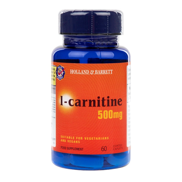 Holland & Barrett l-carnitine 30 Caplets 500mg