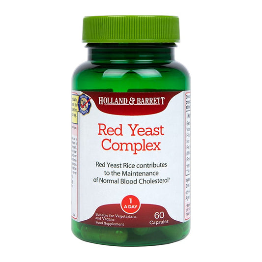 Holland & Barrett Red Yeast Complex 600mg 60 Capsules Heart & Circulation Supplements Holland&Barrett Title  