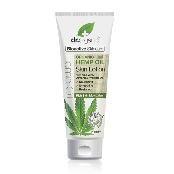 Dr Organic Hemp Oil Skin Lotion 200ml Natural Skincare Products Holland&Barrett Default Title  