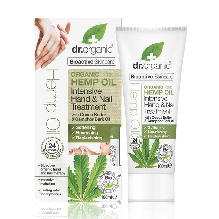 Dr Organic Hemp Oil Hand & Nail Treatment 100ml