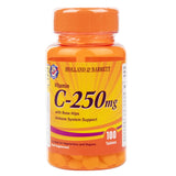 Holland & Barrett Vitamin C With Wild Rose Hips 100 Tablets 250mg Vitamin C Holland&Barrett   