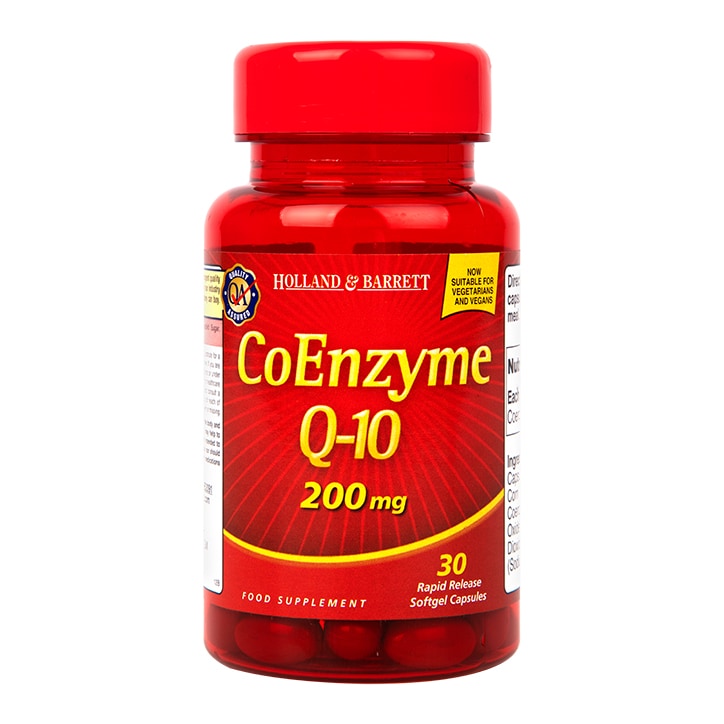 Holland & Barrett CoEnzyme Q-10 200mg 30 Capsules Co Enzyme Q10 Supplements Holland&Barrett Default Title  