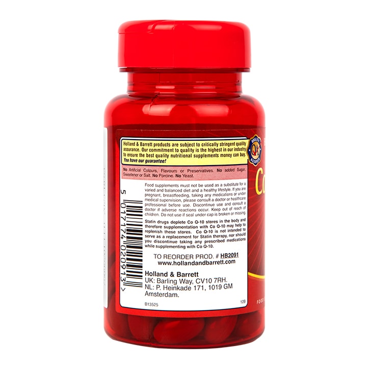 Holland & Barrett CoEnzyme Q-10 200mg 30 Capsules Co Enzyme Q10 Supplements Holland&Barrett   