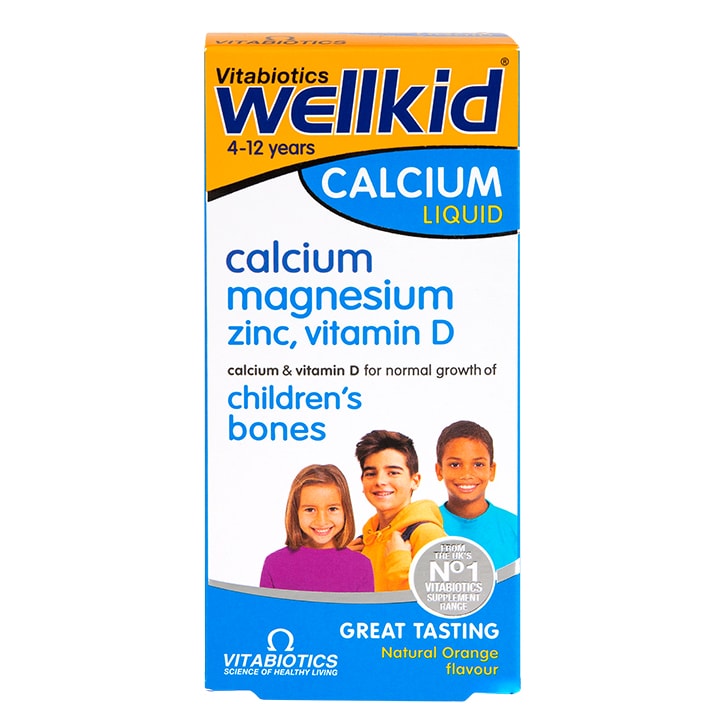 Vitabiotics Wellkid Calcium Liquid 150ml Calcium Supplements & Tablets Boots   